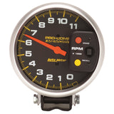 5" TACHOMETER 0-11000 RPM PEDESTAL W/PEAK MEMORY PRO-COMP