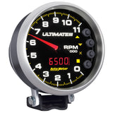 5" TACHOMETER 0-11000 RPM PEDESTAL ULTIMATE III PLAYBACK BLACK