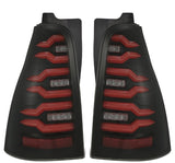 AlphaRex-LED Taillights Black Red