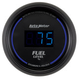 2-1/16" FUEL LEVEL PROGRAMMABLE 0-280 O DIGITAL BLACK
