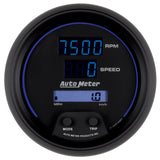 3-3/8" TACHOMETER/SPEEDOMETER COMBO 10K RPM/260 MPH/260 KM/H COBALT DIGITAL