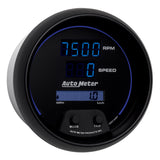 3-3/8" TACHOMETER/SPEEDOMETER COMBO 10K RPM/260 MPH/260 KM/H COBALT DIGITAL