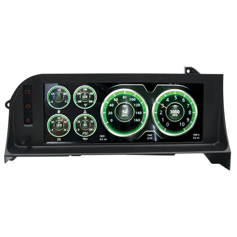 INVISION LCD DASH KIT 87-93 FORD MUSTANG FOX BODY DIRECT FIT DIGITAL DASH