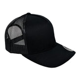 KC Curved Bill Trucker Hat - Black - One Size