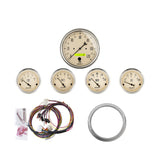 5 GAUGE DIRECT-FIT DASH KIT CHEVY CAR 59-60 ANTIQUE BEIGE
