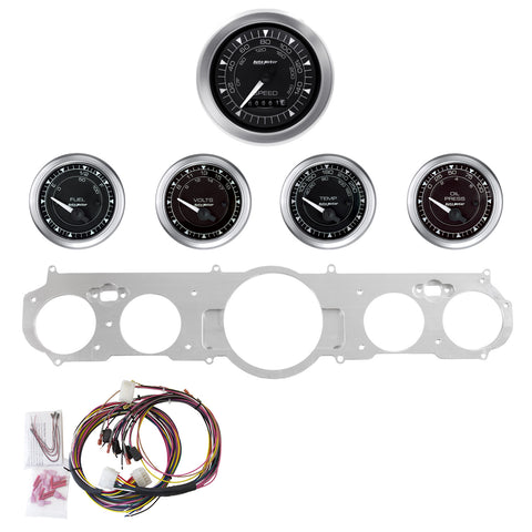 5 GAUGE DIRECT-FIT DASH KIT MUSTANG 65-66 CHRONO