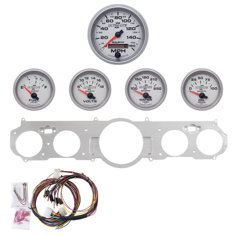 5 GAUGE DIRECT-FIT DASH KIT MUSTANG 65-66 ULTRA-LITE II