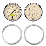 2 GAUGE DIRECT FIT DASH KIT CHEVY TRUCK 47-53 2 GAUGE  ANTIQUE BEIGE
