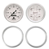 2 GAUGE DIRECT FIT DASH KIT CHEVY TRUCK 47-53 2 GAUGE  OLD-TYME WHITE