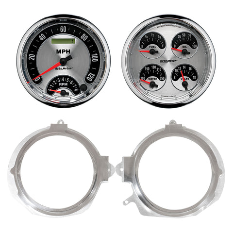 2 GAUGE DIRECT FIT DASH KIT CAMARO/FIREBIRD 67-68 2 GAUGE AMERICAN MUSCLE