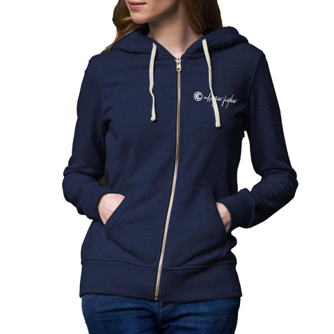 KC Women'S Weekender Zip-Up Hoodie - Navy - X-Large
