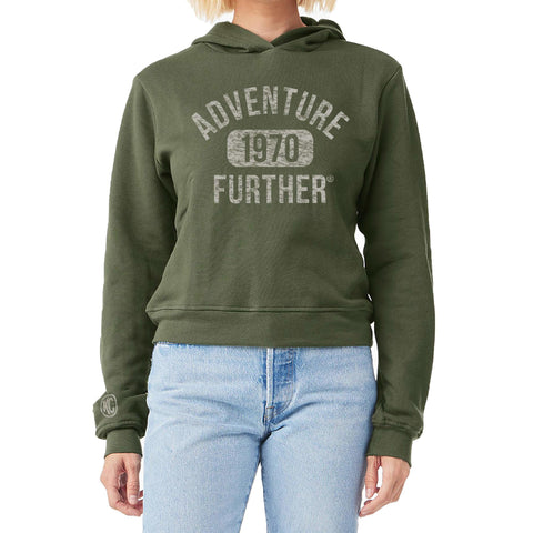 KC Women'S Collegiate Adventurer Mid-Length Hoodie - Green - X-Large