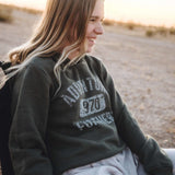 KC Women'S Collegiate Adventurer Mid-Length Hoodie - Green - X-Large