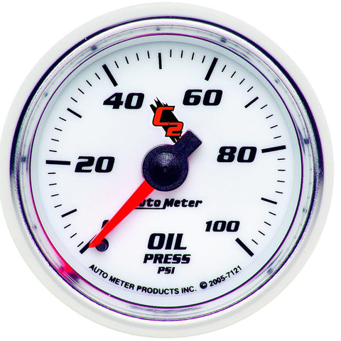 2-1/16" OIL PRESSURE 0-100 PSI C2