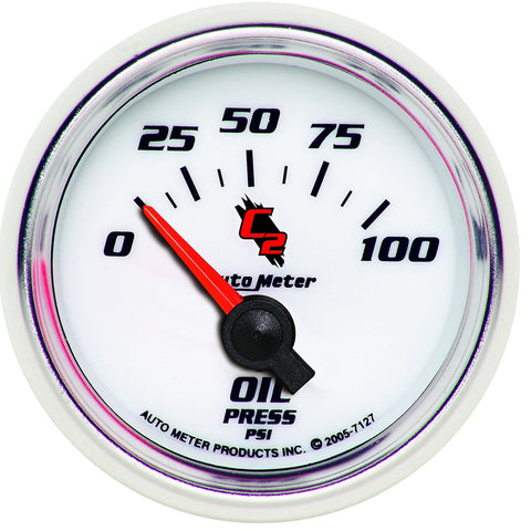 2-1/16" OIL PRESSURE 0-100 PSI C2