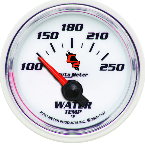 2-1/16" WATER TEMPERATURE 100-250 °F C2