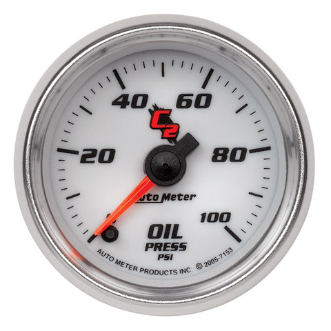 2-1/16" OIL PRESSURE 0-100 PSI C2