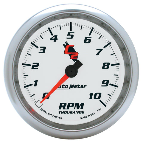 3-3/8" IN-DASH TACHOMETER 0-10000 RPM C2
