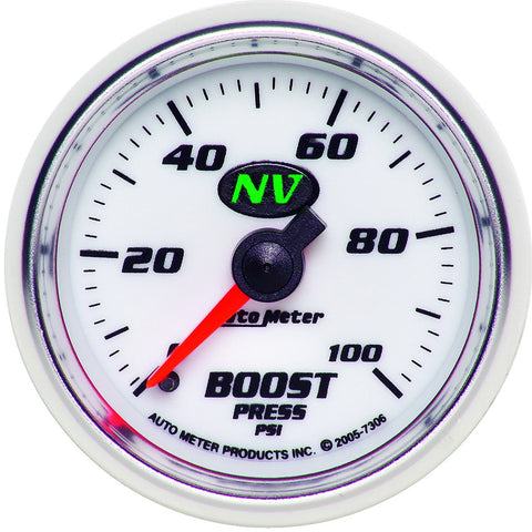 2-1/16" BOOST 0-100 PSI NV
