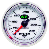 2-1/16" WATER TEMPERATURE 120-240 °F NV