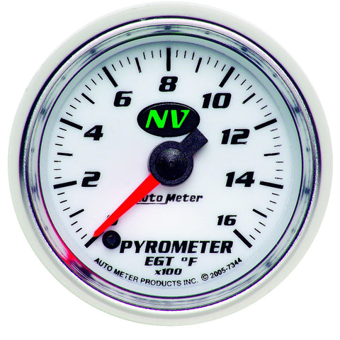 2-1/16" PYROMETER 0-1600 °F NV