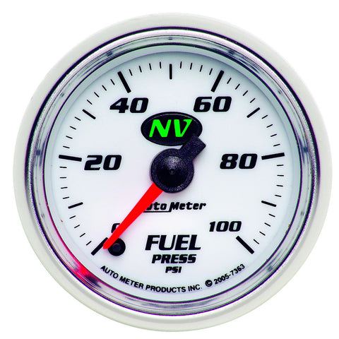 2-1/16" FUEL PRESSURE 0-100 PSI NV