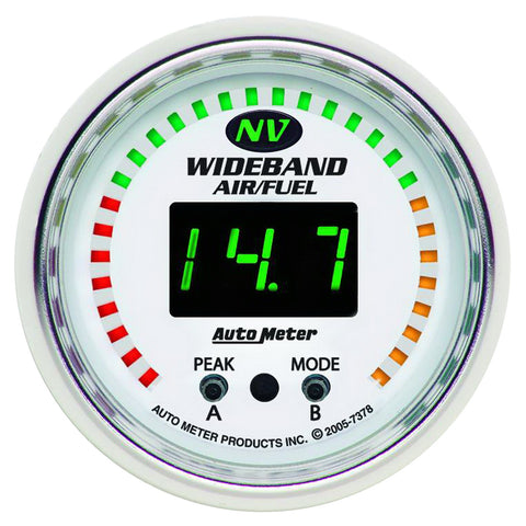 2-1/16" WIDEBAND PRO AIR/FUEL RATIO 6:1-20:1 AFR NV