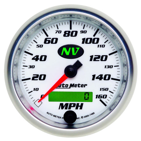3-3/8" SPEEDOMETER 0-160 MPH NV