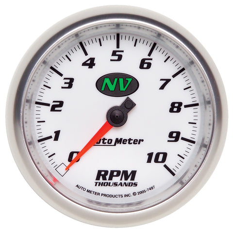 3-3/8" IN-DASH TACHOMETER 0-10000 RPM NV