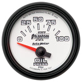 2-1/16" OIL PRESSURE 0-100 PSI PHANTOM II