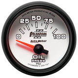 2-1/16" OIL PRESSURE 0-100 PSI PHANTOM II