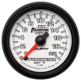2-1/16" PYROMETER 0-2000 °F PHANTOM II