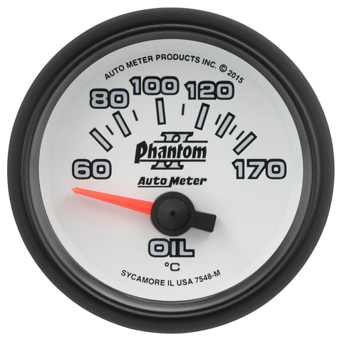 2-1/16" OIL TEMP 60-170 C PHANTOM II
