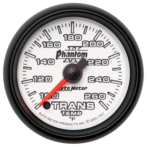 2-1/16" TRANSMISSION TEMPERATURE 100-260 °F PHANTOM II