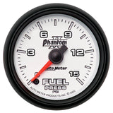 2-1/16" FUEL PRESSURE 0-15 PSI PHANTOM II
