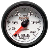 2-1/16" FUEL PRESSURE 0-100 PSI PHANTOM II