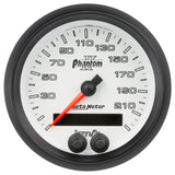 3-3/8" SPEEDO 225 Km/h GPS PHANTOM II