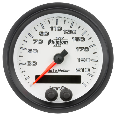 3-3/8" SPEEDO 225 Km/h GPS PHANTOM II