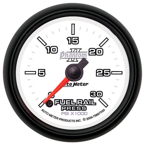 2-1/16" FUEL RAIL PRESSURE 0-30K PSI PHANTOM II