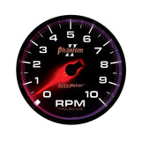 3-3/8" IN-DASH TACHOMETER 0-10000 RPM PHANTOM II