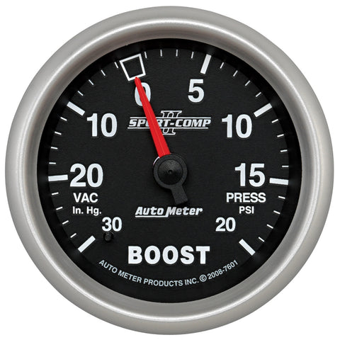 2-5/8" BOOST/VACUUM 30 IN HG/20 PSI SPORT-COMP II