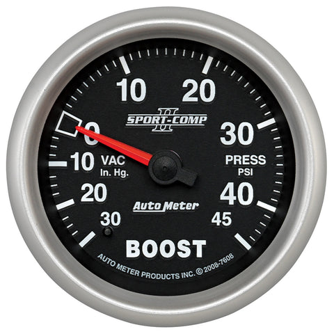 2-5/8" BOOST/VACUUM 30 IN HG/45 PSI SPORT-COMP II
