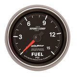 2-5/8" FUEL PRESSURE 0-15 PSI SPORT-COMP II