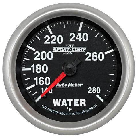 2-5/8" WATER TEMPERATURE 140-280 °F SPORT-COMP II