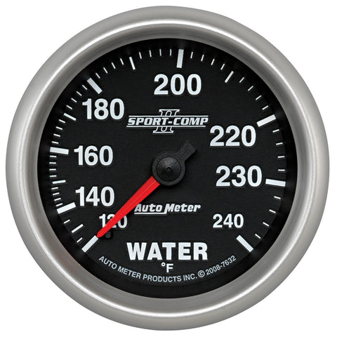 2-5/8" WATER TEMPERATURE 120-240 °F SPORT-COMP II