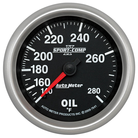 2-5/8" OIL TEMPERATURE 140-280 °F SPORT-COMP II