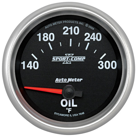 2-5/8" OIL TEMPERATURE 140-300 °F SPORT-COMP II