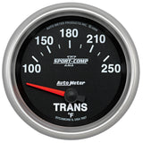 2-5/8" TRANSMISSION TEMPERATURE 100-250 °F SPORT-COMP II