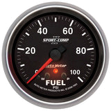 2-5/8" FUEL PRESSURE 0-100 PSI SPORT-COMP II