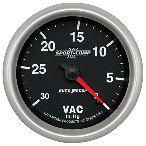 2-5/8" VACUUM 0-30 IN HG SPORT-COMP II